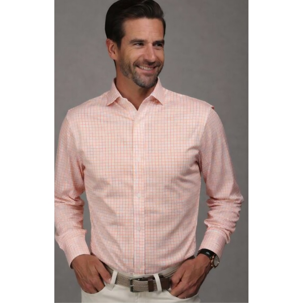 NWOT Collars & Co Quattro Flex Dress Shirt with Semi-Spread Collar  Small